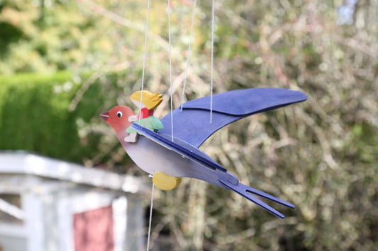Mobile - Child on Bird