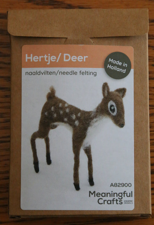 Small Deer Needle Felting Kit