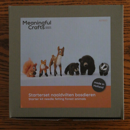 Woodland Animals Needle Felting Kit