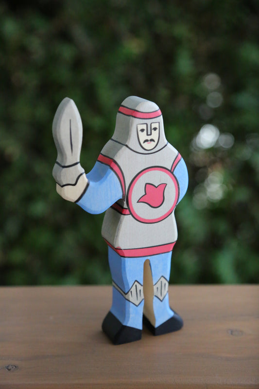 Knight with Sword - Blue