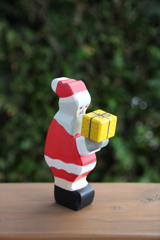 Father Christmas with Sleigh & Reindeer Set