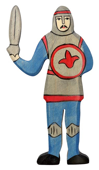 Knight with Sword - Blue