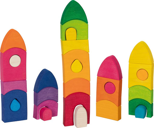 Colourful City Puzzle / Building Blocks