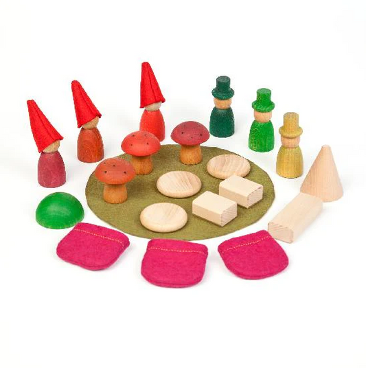 Toadstool "Nins" Open-Ended Play Set