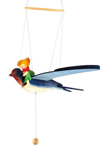Mobile - Child on Bird
