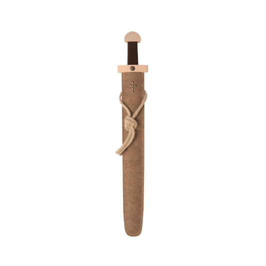 Wooden Sword - Viking Sword with Wool Sheath