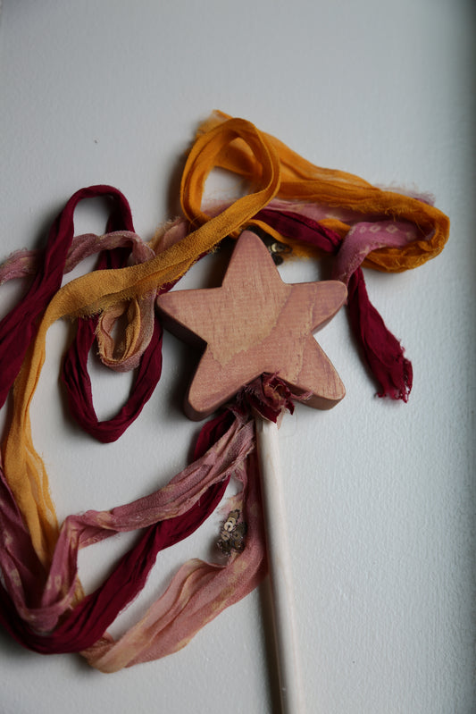 Magic Wands with Silk Strands
