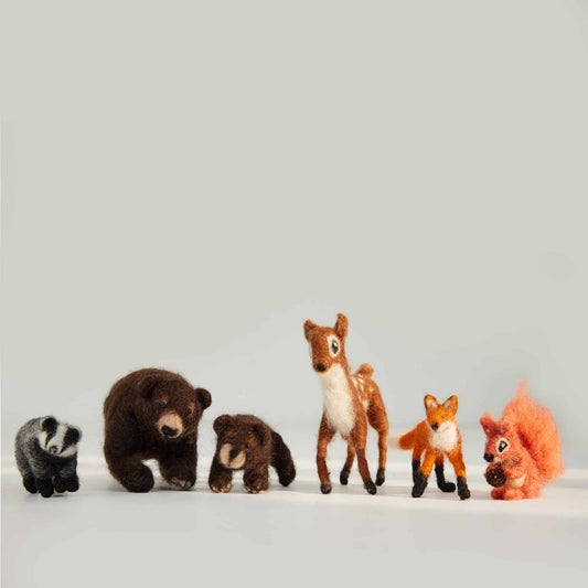 Woodland Animals Needle Felting Kit